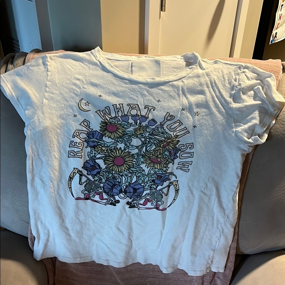 MOTHER- Thick cotton graphic tee (large)